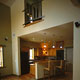 Arts & Crafts Custom Home - Living Room Kitchen
