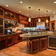 Arts & Crafts Custom Home - Kitchen